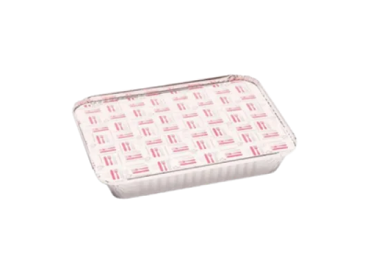 Envaces de aluminio con tapas